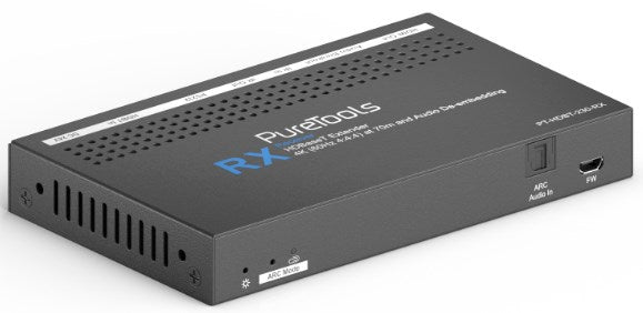 PureLink PureTools - 18G HDBaseT Receiver mit ARC und Audio-Breakout PureLink PureTools - 18G HDBaseT Receiver mit ARC und Audio-Breakout